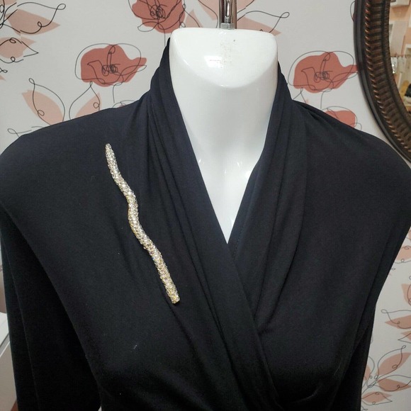 Vtg Couture 1980s Snake Pin ~ JAMES ARPAD Pavee Swarovski Rhinestones - Picture 3 of 6